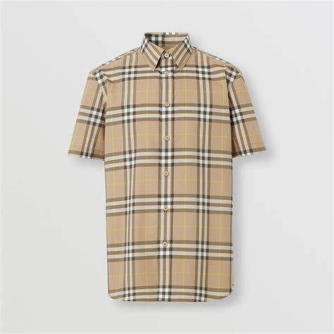 camicia corta burberry|burberry store online.